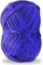 NOTIONSLAND 200 g Metallic-T-Shirt-Garn, Glanzgarn für Häkeltaschen, Glänzendes Strickgarn, Dunkelblau