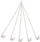 BESTonZON 5st Autofenster Fahnenmast Pole Auto Flaggen Fensterclip Clip- LKW-frag-unterstützung Autofahnenhalter Rv Fahnenmast Halterung Aufclipsen Autoflagge Plastik Wagen Weiß Wohnmobil