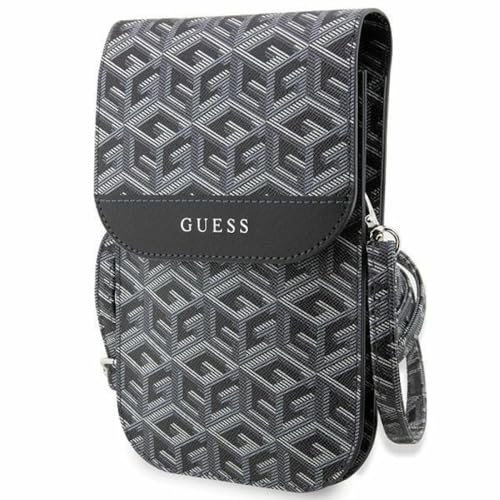 GUESS Bolsa GUWBHGCFSEK Negro GCube Stripe, Negro