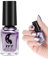 Metal Nail Polish Mirror Nail Varnish,Quick Drying Metallic Effect Nail Art Polish, Light Purple Plating Metallic Nail Polish No UV Needed, Magic Mirror Gel Nail Polish For Chrome Nail