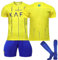 23/24 Al NASSR Neue Saison No.7 Fußball Trikot, Kinder/Erwachsene Fussball Trikots Shorts Socken Set, Fussball Jersey Trainingsanzug für Junge Herren