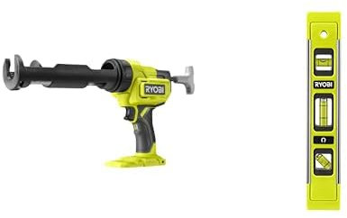 Ryobi - Pistolet à cartouche 18V - 2225 N - 310 mL - variateur de vitesse - RCG18-0 & Niveau à bulle 23 cm - RTL23CM