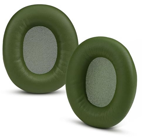 SINOWO Replacement Earpads for Skullcandy Crusher ANC 2 Over-Ear Noise Canceling Wireless Headphones, Ear Pads Cushions with Noise Isolation Memory Foam(Green), ANC2-Green