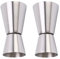 Jarsense Stainless Steel Spirit Measures 30ml/60ml Cocktail Measuring Cup Jigger Spirit Measure Tool for Whisky Drinks Wine
