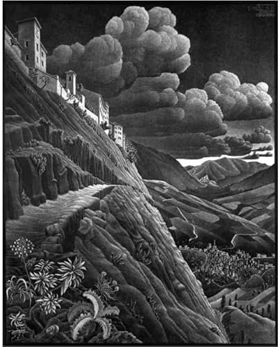 Schwagebo 1000 Stück Holzarbeiten Puzzl Maurits Cornelis Escher Wandmalerei Kinder Lernspielzeug JF128FS