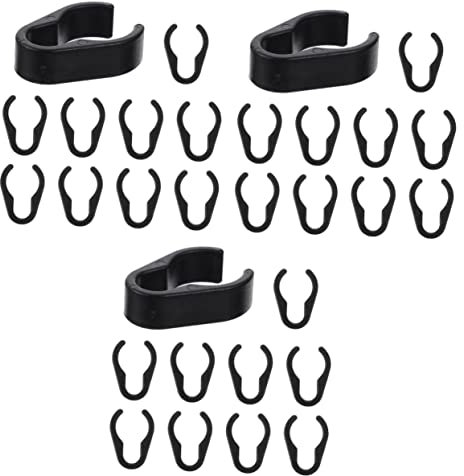 ULDIGI 3sets Cable Clip for Mic Pole Microphone Cable Organizer for Mic Stand 10pcs*3