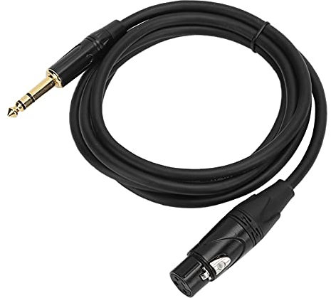 lvifloae JORINDO XLR Female to 1 4in 6.35mm Jack Balanced Signal Interconnect Cable Microphone CordJD6003 to Quarter inch Patch Cable Micphone Cable (JD6001-1 meter)
