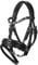HKM Kinder Hobby Horsing Ledertrense, Schwarz, One Size