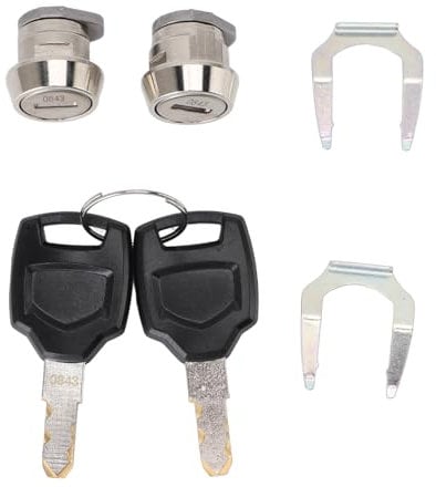 Cilindro di Bloccaggio del Bauletto per Moto e Chiavi, Lega di Alluminio, Facile Installazione, di Bloccaggio Sicuro, per Vari Bauletti per Moto