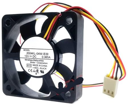 Ventilateur de serveur 3 fils 2004KL-04W-B39 M10 DC 12 V 0,065 A 50 x 50 x 10 mm