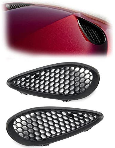 MKSZY Front Motorhaubenabdeckung Grill Trim Lünette Schwarz Für J&EEP Grand Für Cherokee SRT 2012-2019 Motorhaube Lüftungsgitter Rahmengrill