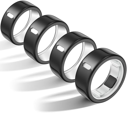 Schutzhülle kompatibel mit Oura Ring Gen 4/3 Horizon/Gen 3 Heritage (nicht für Oura 4 Ceramic), unterstützt Laden mit aufgesetzter Hülle, kratzfestes TPU Ultrahuman Ring AIR Schutz für Männer und