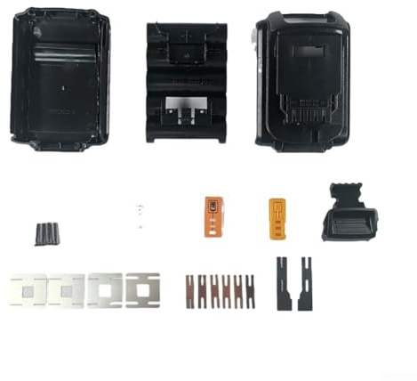 CYRENT Battery Plastic Case for DeWalt DCB200 18V Power Tool Battery Pack Assembly Repair Housing Shell Replacement Sturdy Protection