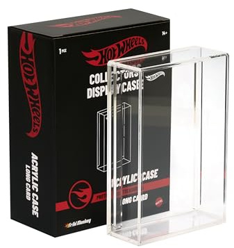 Hot Wheels Vitrine aus Acryl für Hot Wheels Lange Karte-Modelle, Maßstab 1:64, schützen Sie Ihre RLC mit unserer Offiziellen Ausstellungsvitrine