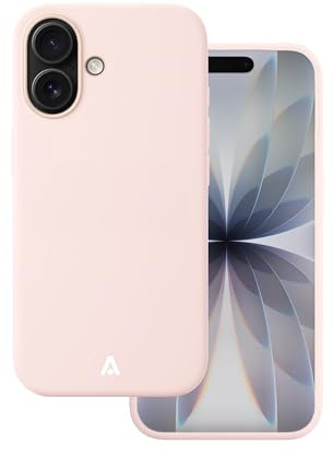 Alkaya hülle silikon für iPhone 17, kompatibel mit MagSafe, Rosa，Staubgeschützt und langlebig, ultradünner Fallschutz, Präzise Passform, Kameraflansch schützt das Objektiv