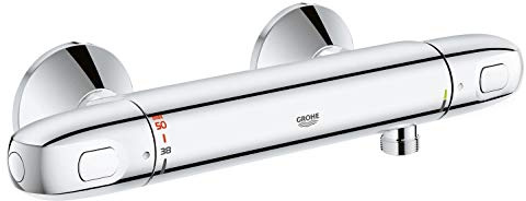 GROHE 34557001 Grohtherm 1000 Mitigeur thermostatique douche avec ensemble de douche, Chrome