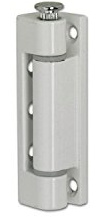 Aufschraubband 14 x 80 mm, Stahl kunststoffbeschichtet dunkelbraun | Fensterscharniere