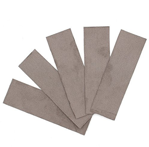 Finest Folia Filzkante für Rakel Selbstklebend 5 Stück Velours Kunstleder samtige Oberfläche Folier zubehör T019