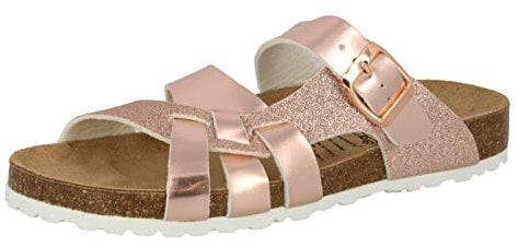 Lico Bioline Latino Damen Pantoletten, Rose, 36 EU