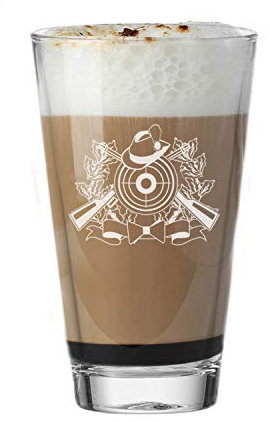Deitert Leonardo Becher 300 ml Ciao - Trinkglas mit Gravur - Glas mit Namensgravur und Schützenlogo - ideal als Wasserglas, Saftglas und Kaffeebecher…