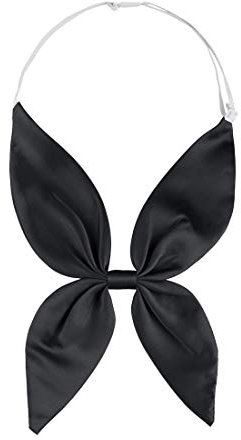 Allegra K Damen Verstellbare Vorgebundene Bowknot Einfarbig Fliegen Krawatten Schwarz 15 x 29 cm