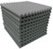 12 Stück Akustikschaumstoff Platten Schall Dämmung (30x30x2.5cm) für Tonstudio, Büro, Arbeitszimmer, Partykeller, Heimstudio (Grau)