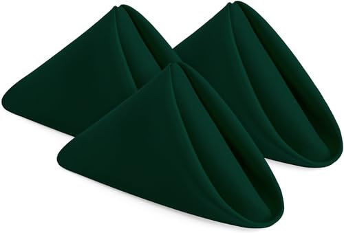 Utopia Home Hunter Green Stoffservietten (12 Stück, 50,8 x 50,8 cm), ideale Servietten für Party, Hochzeit und Mittagessen/Abendessen
