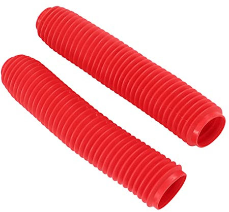 Bottes de Fourche Jaunes, Bottes de Fourche Jaunes, Autres, Paire de Bottes de Protection Anti-poussière de Fourche Avant de Moto pour RM125 DR250 DRZ400 400Yellow (Rouge)