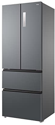 70cm Width Freestanding French Door Fridge Freezer, Frost Free, 443l Capacity, Stainless Steel, E Energy Rating