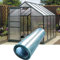FENGSHOUU Polycarbonat-Dachplatte,Gewächshaus Platten,0.8mm FRP-Glasfaser-Platte,UV-Geschützt Wasserdichte,Für Terrassen Balkon Fenster Carport,Leicht Zu Schneidende Biegung (WxL:0.5x5m)