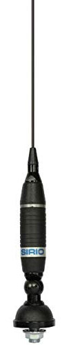 SIRIO ANTENNE OMEGA 27 'N' - Funkgerät für CB 27MHz und 10m-HAM, Schwarz, 15W CW, 150W kurzzeitig, 4m RG58 Kabel, Montageoption, verlängerbares Kabel, für Profis und Outdoor-Enthusiasten