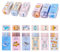 Radiergummi Set 6 Stück für Kinder, Radiergummi mit Muster Fun Radiergummi mit Intarsien für Schule Zuhause, Büro Radiergummis Schulbedarf Schreibwaren Radiergummi für Geschenke für Kinder Studenten
