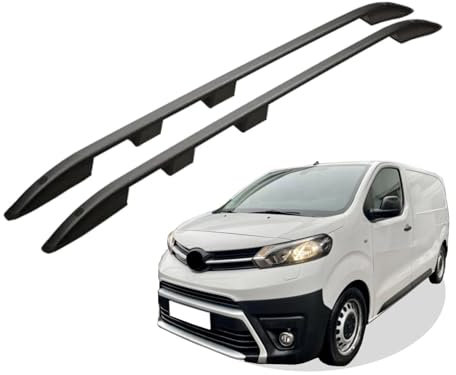 2 Stück Auto Dachträger für Toyota Proace Verso L2 2016, Aluminium Dachreling Relingträger Dachgepäckträger GepäCktransport Zubehör Fahrradaufbewahrung