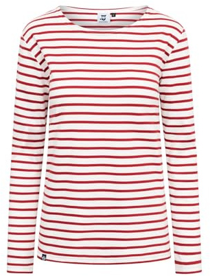 HANSEHELD Damen Streifenshirt GOTS Langarm
