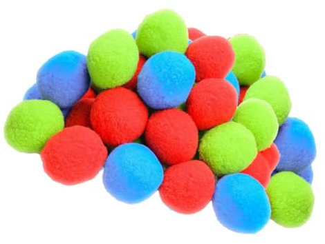 HEMOTON 60 Piezas De Entretenimiento Fiesta Juego De Bolas Fiesta De Verano Bolas De Piscina Accesorios Piscina Jugando Pelota Juguetes De Verano Bolas De Absorción De