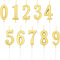 SHSHbuy Candele di Compleanno Numeri,10Pezzi Digitale 0-9 Numerali Decorazioni Torta Compleanno per Anniversario,Nozze,Candele per Feste Compleanni
