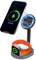 OSDUE 3 in 1 Induktive Ladestation, Kabelloses Ladegerät für Apple Watch und iPhone, Wireless Charger für iPhone 15/14/13/12/Pro Max, für Apple Watch 9/8/7/6/SE/5/4/3/2, AirPods Pro/2/3 (Ohne Adapter)