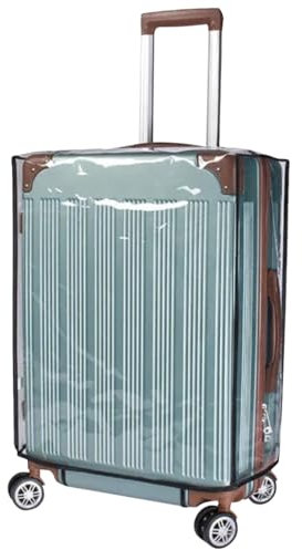 Kofferhülle Transparent Wasserdicht Luggage Cover for Travel L Schwarz 23922