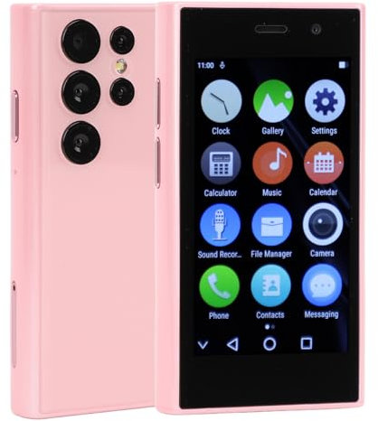 Bewinner XS24Pro Mini Smartphone 4G Sbloccato, Schermo HD da 3,0 Pollici, 2 GB di RAM 16 GB di ROM, Mini Telefono Dual Sim Quad Core, Telefoni Cellulari Android per Bambini Sbloccati