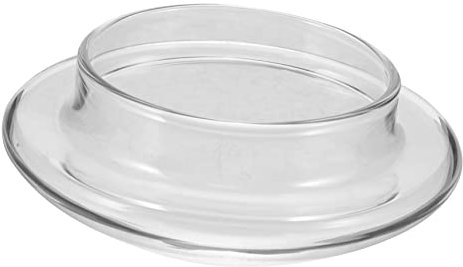 MOLUCKFU Ersatz Glasdeckel Für Teekannen Aus Hochwertigem Borosilikatglas Dekorativer Jenaer Ersatzdeckel Passend Für Glasteekannen Transparent