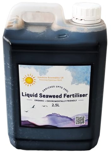 Seaweed Liquid Fertiliser | 2.5L | Premium Fertiliser | Organic | Boost for all Plants | Healthy Growth | Strong Roots, Growth and Produce | Plant Food
