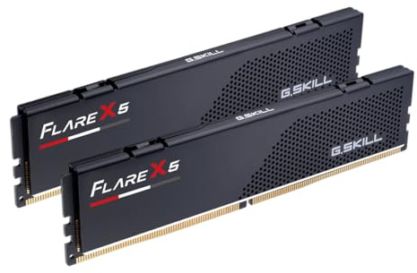 G.Skill Flare X5 Series (AMD Expo) DDR5 RAM 6000 MT/s Mémoire U-DIMM (DDR5-6000 CL30-36-36-96 1,35 V, noir mat, 96 Go (2 x 48 Go))