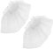 Healvian 2 Stück Trompeten Ärmel Fake Ärmel Kittel Armstulpen Damen Kurz Chiffon Vintage Clown Kostüm Ärmel Armrüschen Clown Handgelenk Spitze Handgelenksmanschette Nylon