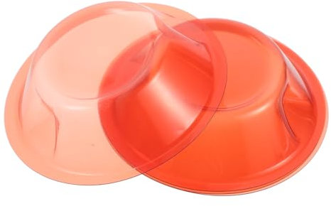 KONTONTY 4 Stücke Rauchmelderabdeckung Detektoren Schutzkappe für schützend Wartungsabdeckung für Kappe zum Schutz von Rauchmeldern wiederverwendbar Plastik rot