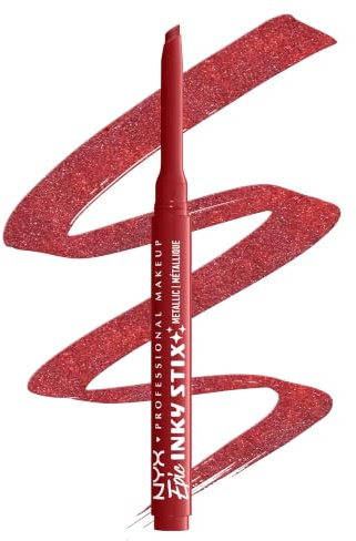 NYX Professional Makeup Wasserfester Cream Gel Eyeliner, Bis zu 24 Stunden Halt, Epic Inky Stix, Farbe: Robotic!