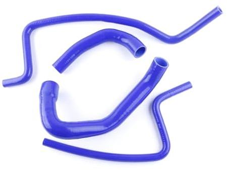 Manguera Coche Compatible Con Jeep Para Wrangler TJ 4.0L LHD 1997 1998 1999 2000 2001 2002 2003 2004 2005 2006 Kit De Tubo De Manguera De Radiador De Silicona(Blue)