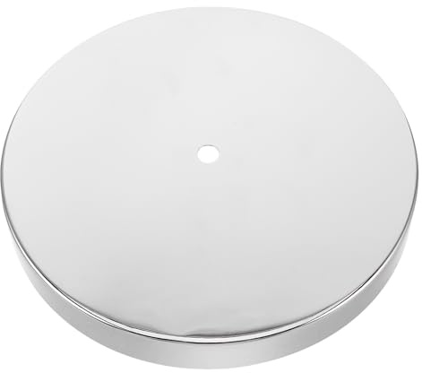 Kisangel Runder Lampenfuß aus Eisen für Tischlampe mit 10mm Loch Sicher und Modern für Schlafzimmer und Häufigen Lampenwechsel