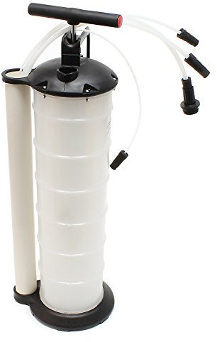 Wiltec Pompa di aspirazione Manuale dell'olio 7 l Pompa aspirante di trasferimento liquidi