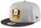 New Era Pittsburgh Steelers 59fifty Basecap - NFL 2018 Sideline Road - Heather Grey - 7 1/4-58cm (L)