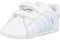 Adidas Superstar Crib, Sneaker Unisex Bambini E Ragazzi, White Blue Iridescent Gold Metallic, 18 EU